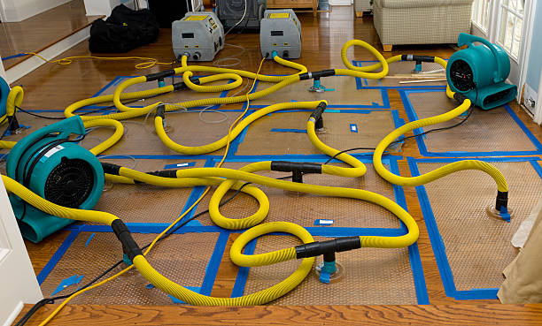 Professional Storm Water Damage Restoration technician working in Warrenton, VA